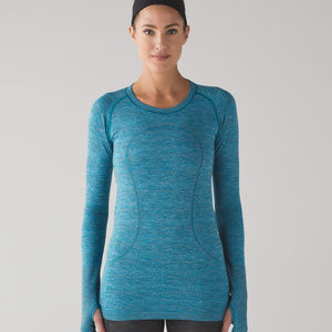 Lululemon Swiftly Tech Long Sleeve Indian Ocean/Bl